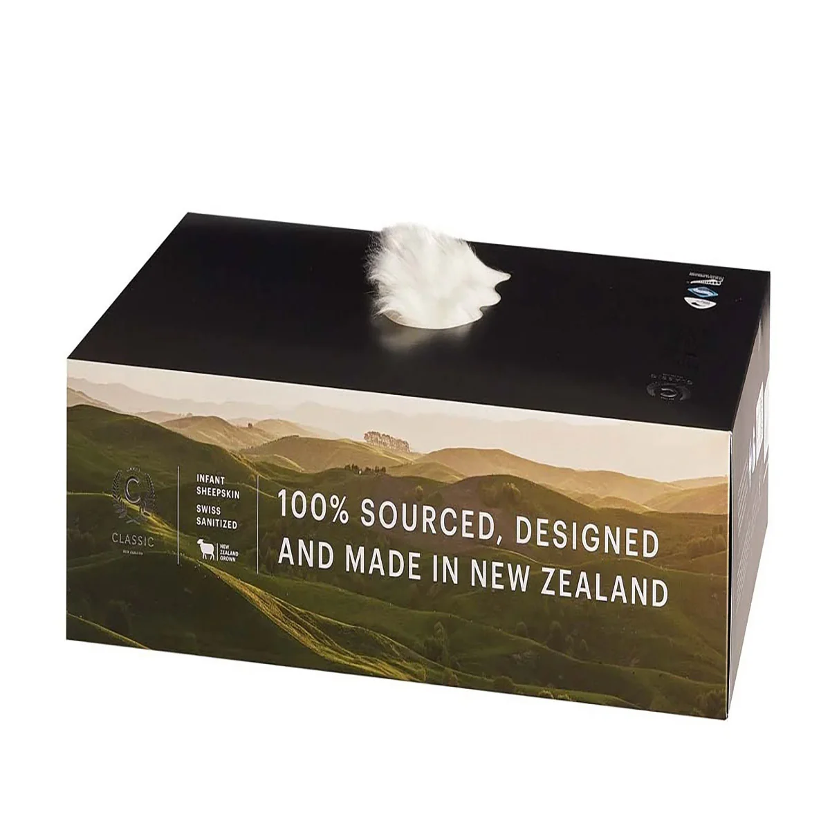 Classic NZ Long Pile Sheepskin Baby Rug - Image 3