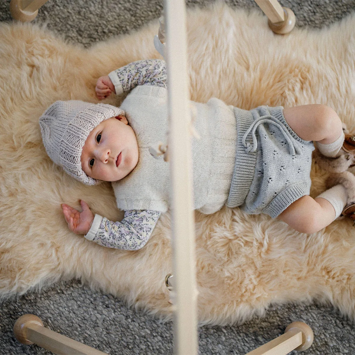 Classic NZ Long Pile Sheepskin Baby Rug - Image 4