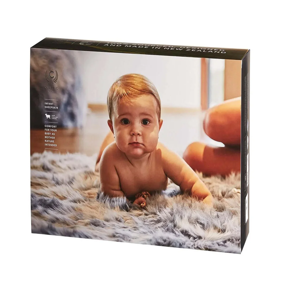 Classic NZ Short Wool Sheepskin Baby Sleep Rug - Image 6