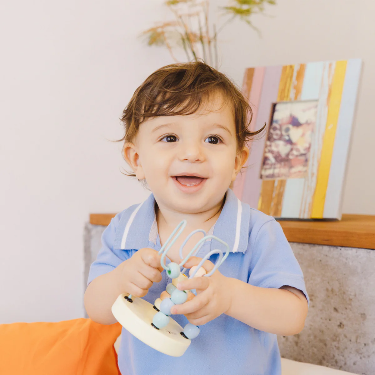 Classic World Wooden Mini Bead Coaster - Image 3