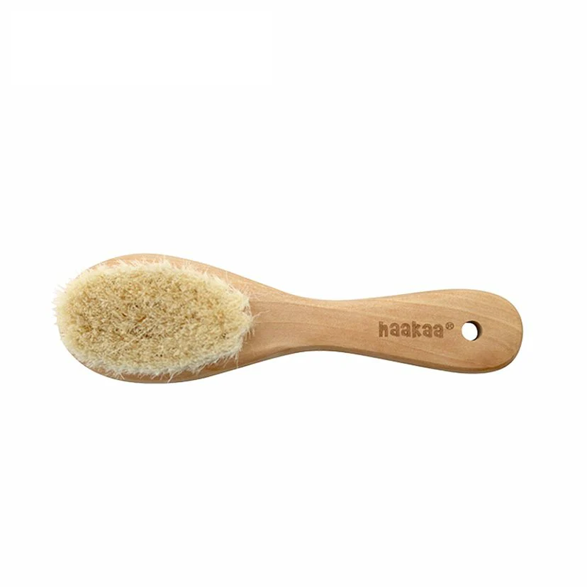 Haakaa Goat Wool Baby Hair Brush - Image 3