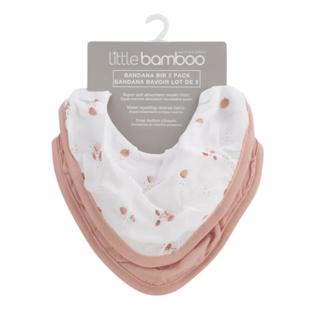 Little Bamboo Muslin Bib 2 Pack - Image 10