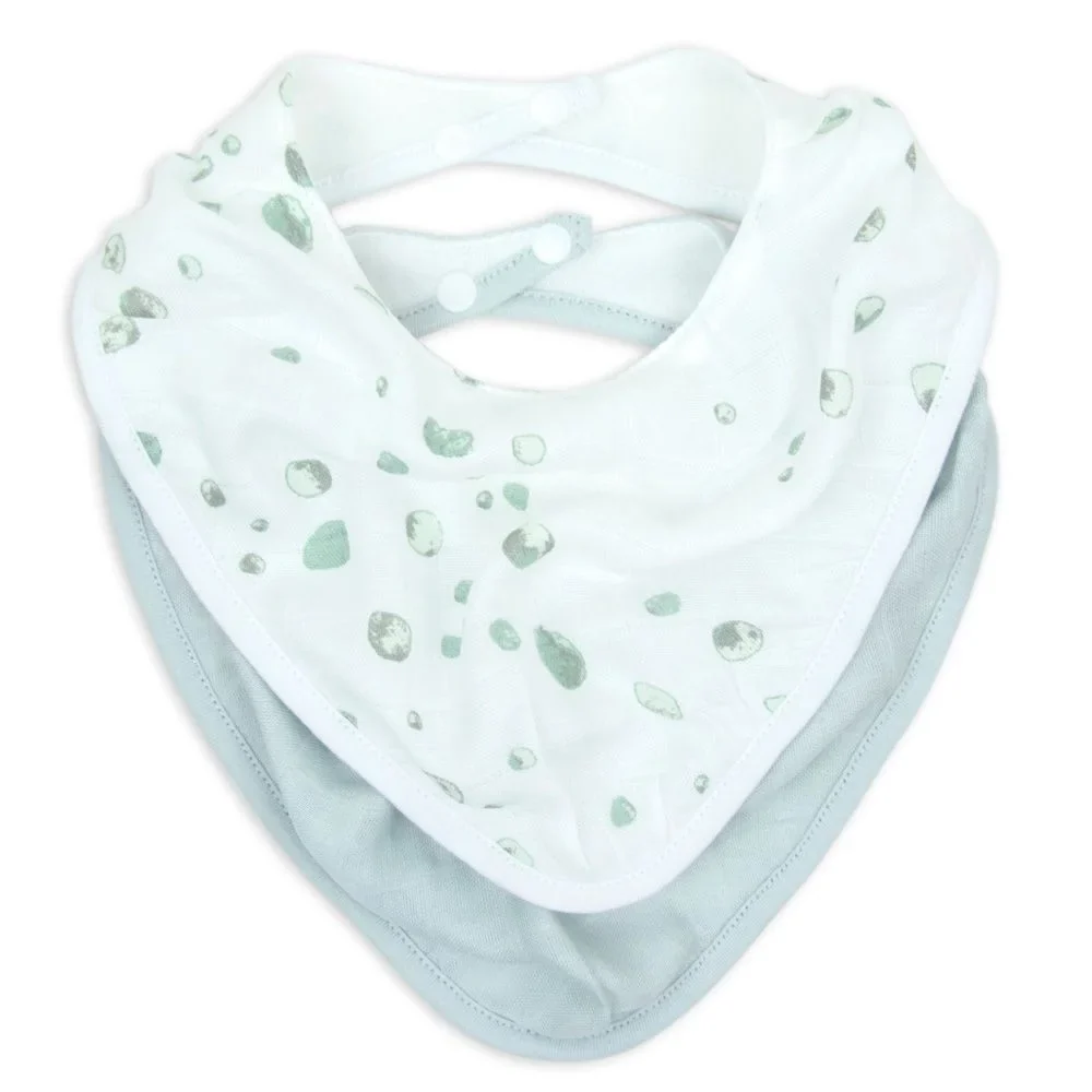 Little Bamboo Muslin Bib 2 Pack - Image 11