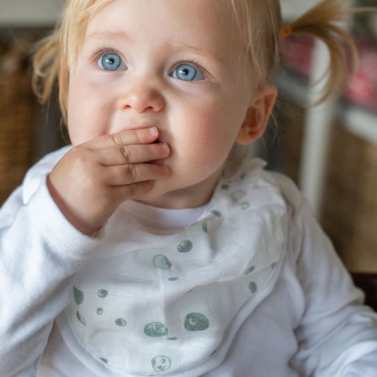 Little Bamboo Muslin Bib 2 Pack - Image 12