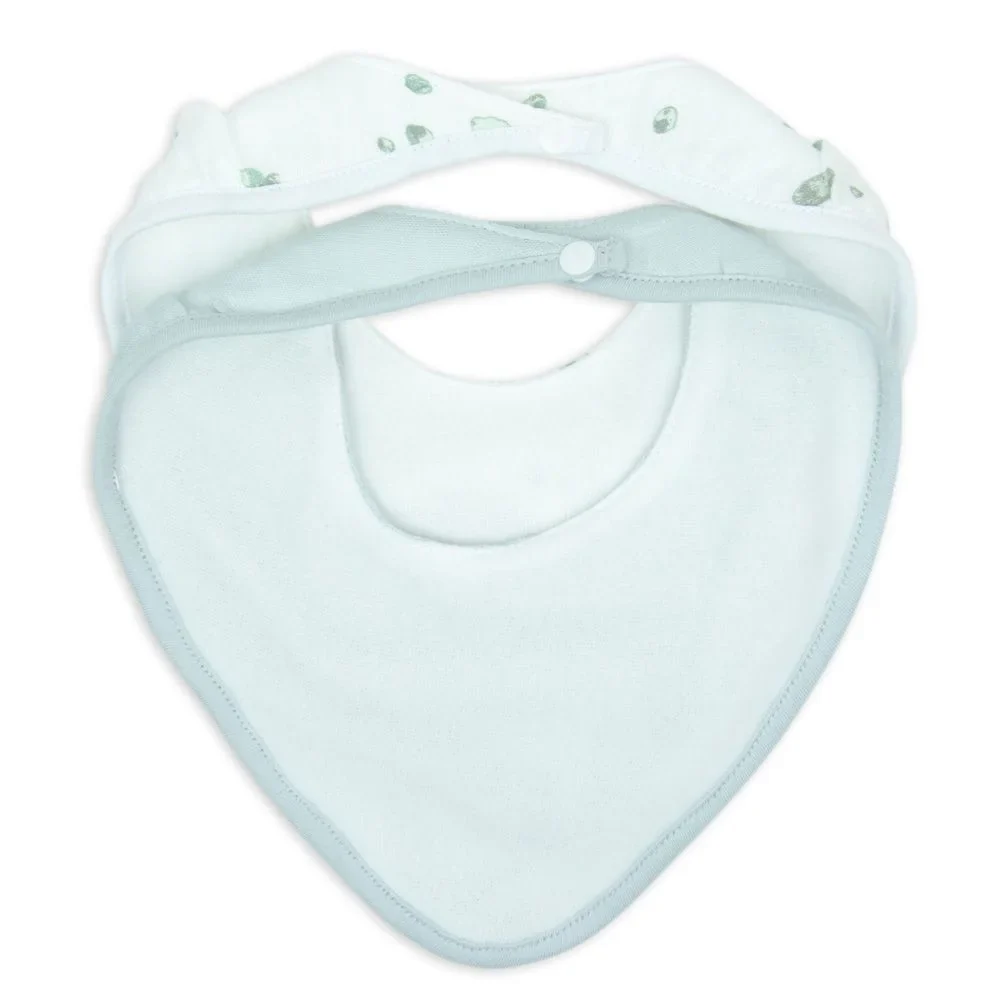 Little Bamboo Muslin Bib 2 Pack - Image 13