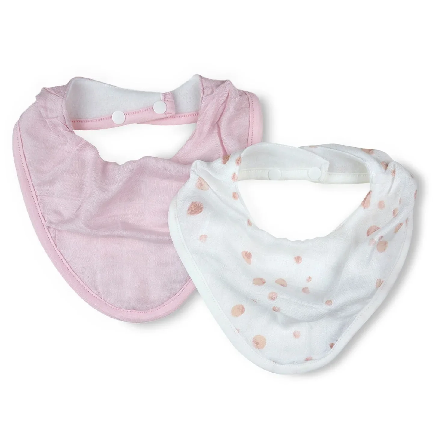 Little Bamboo Muslin Bib 2 Pack - Image 6