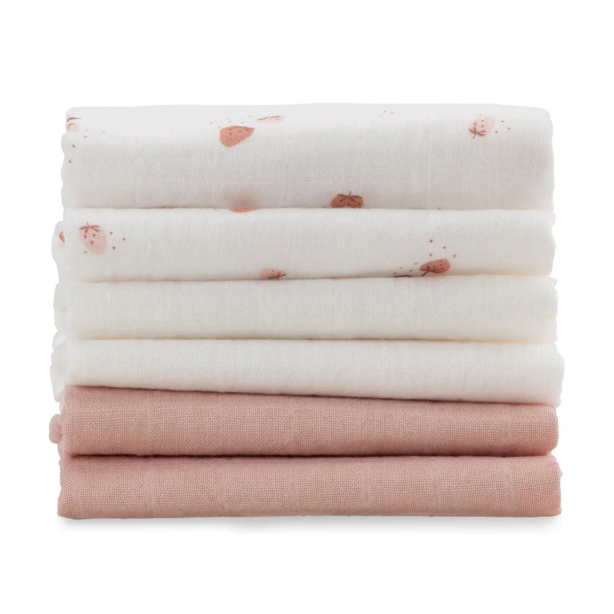 Little Bamboo Muslin Washer 6 Pack - Image 4