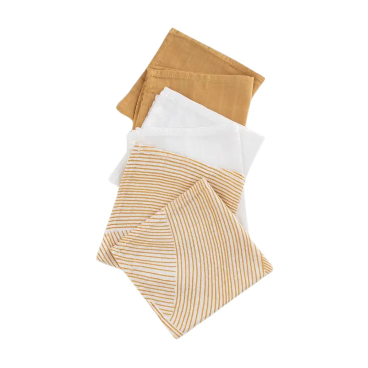 Little Bamboo Muslin Washer 6 Pack - Image 7