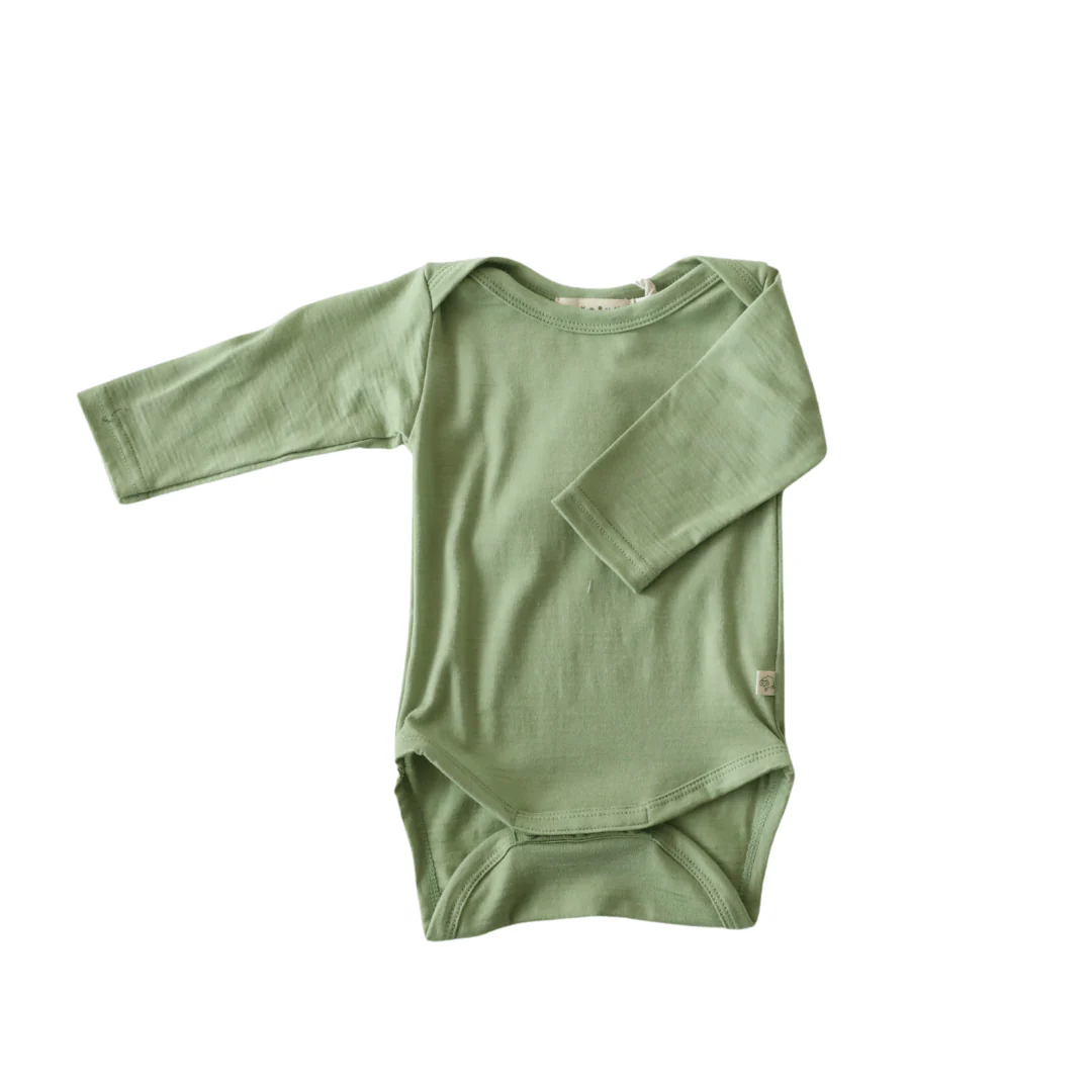 Mokopuna Merino Long Sleeve Shortsuit - Image 11