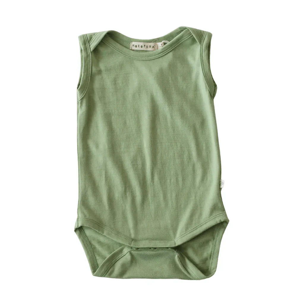 Mokopuna Merino Singlet Shortsuit - Image 3