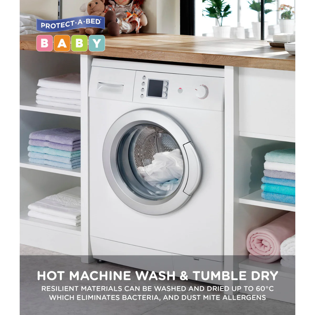 Protect-A-Bed Quilted Cotton Fitted Cot Mattress Protector - 2 Pack - Image 6