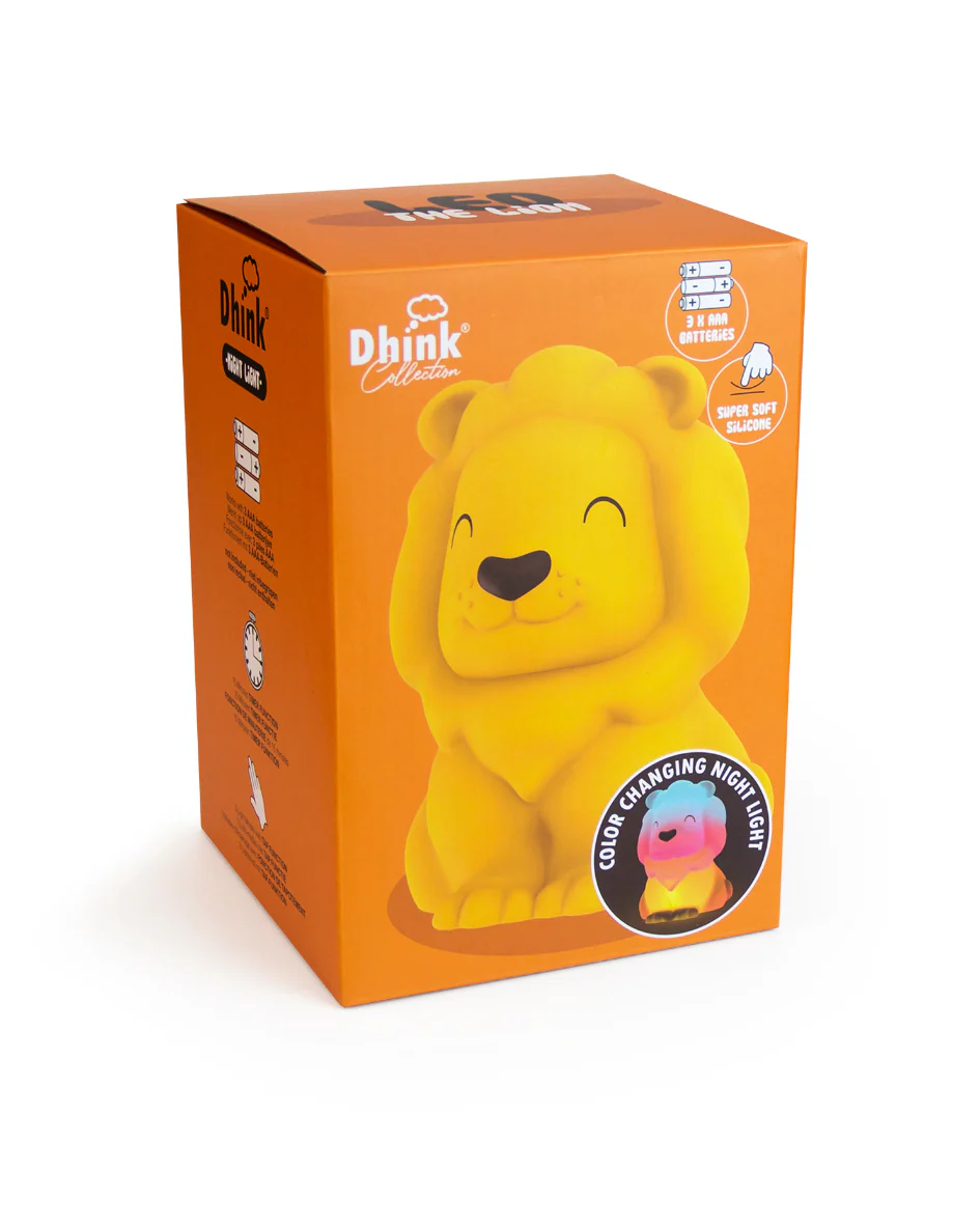 Dhink Squishy Lion 'Nala' USB Rechargeable Night Light - Image 3