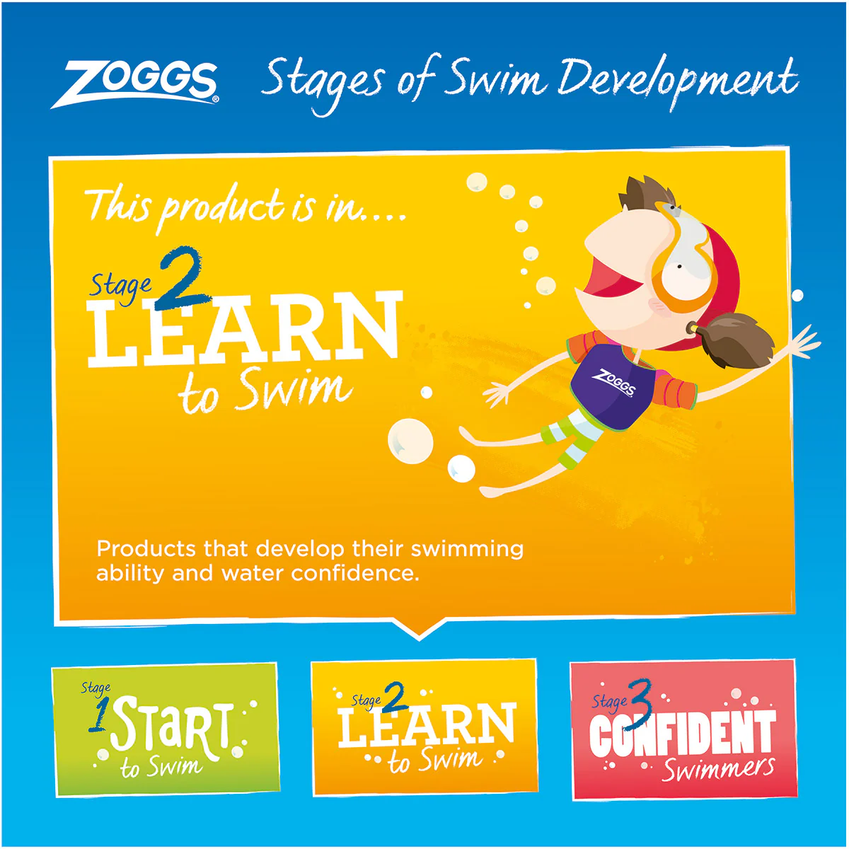 Zoggs Water Wings Vest - Image 8